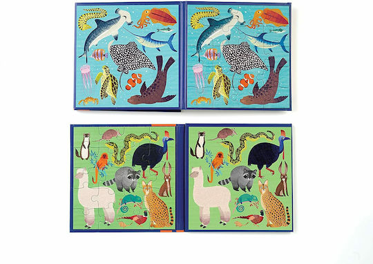 Παιδικό Puzzle Land & Sea Animals για 4+ Ετών 20pcs Mudpuppy