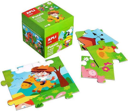 Детски Пъзел Ферма 24бр Apli Kids