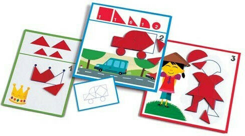 Kinderpuzzle Eduludo Figuren für 3+ Jahre 24pcs Djeco
