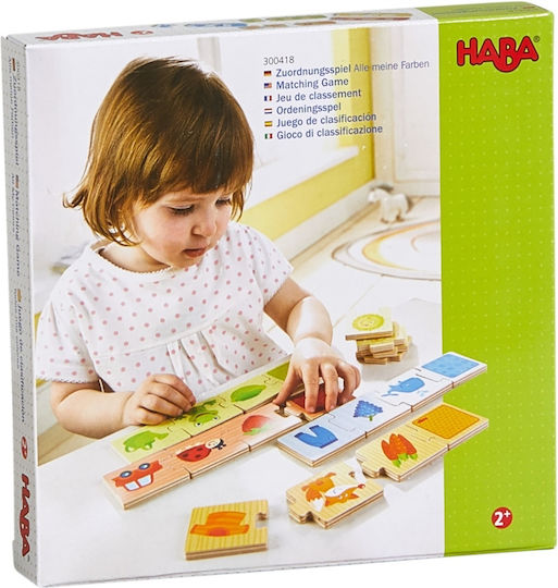 Holz Kinderpuzzle Matching Game All my Colors 20pcs Haba