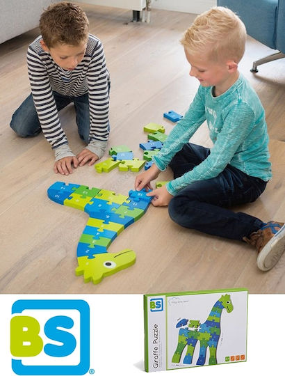 Wooden Kids Puzzle Giraffe for 1+ Years 26pcs BS Toys