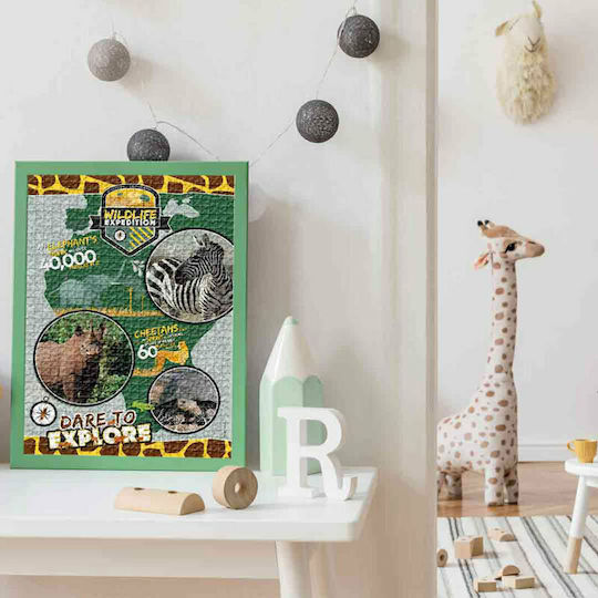 Kinderpuzzle Wildlife Explorer für 7+ Jahre 180pcs Clementoni