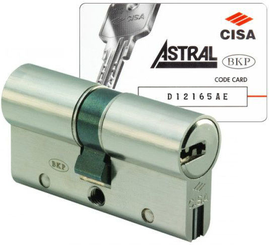 Cisa Cilindru de Încuietoare De Securitate 80mm (40-40) cu 5 Chei Argintiu