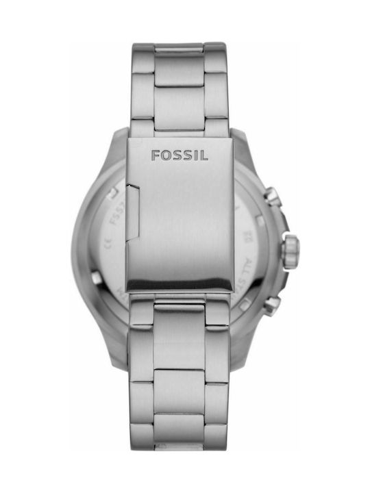 Fossil FB-03 Ceas Baterie cu Argintiu Brățară metalică