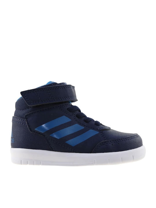 Altasport Mid EL Παιδικά Sneakers High με Σκρατς Μπλε
