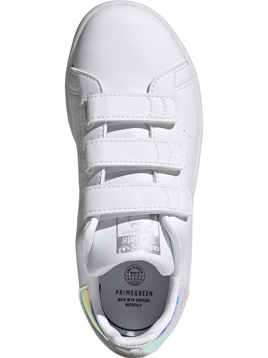 Stan Smith STAN SMITH CF C Kids Sneakers with Scratch Cloud White / Silver Metallic