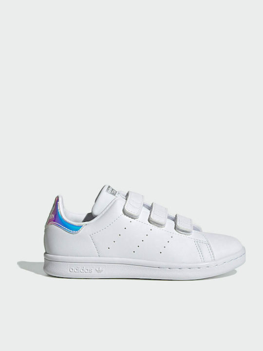Stan Smith STAN SMITH CF C Kids Sneakers with Scratch Cloud White / Silver Metallic