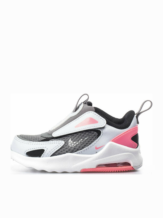 Air Max Bolt Kids Sneakers Slip-on Smoke Grey / Metallic Silver