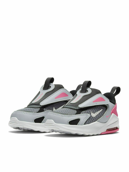 Air Max Bolt Kids Sneakers Slip-on Smoke Grey / Metallic Silver