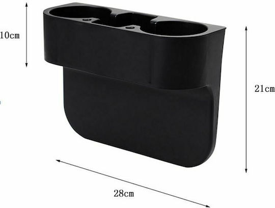 Factory Car Cup Holder Car Valet with Mobile Mount 2 Positions for Console in Black Color