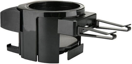 Autoline Car Cup Holder with Mobile Mount 1 Position for AC Vents in Black Color