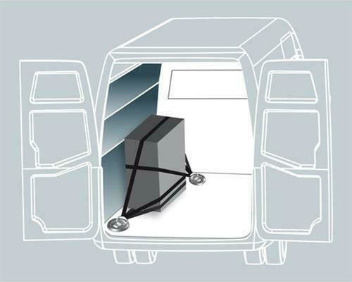 Lampa Truck Tarp Tie-down Bases G-1 Load Straps Bases 200kg Load Capacity and 600kg Pressure Resistance 2pcs