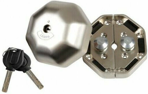 Lampa Vigilant Truck Additional Lock Metal Lock for Commercial Vehicles with Sliding & Opening Door