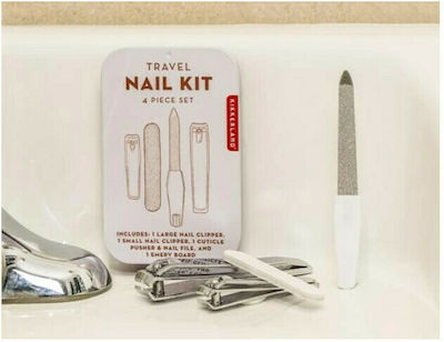 Kikkerland Manicure / Pedicure Set Travel Nail Kit CD142