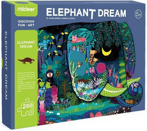 Παιδικό Puzzle Elephant Dream για 5+ Ετών 280pcs MiDeer