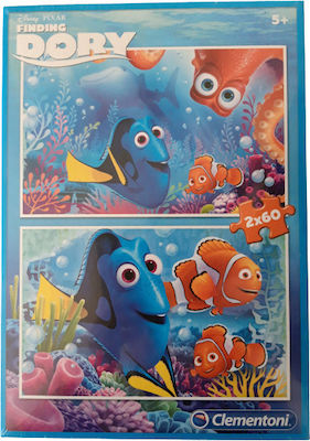 Puzzle pentru copii Finding Dory 120 buc pentru copii de 5++ ani Clementoni