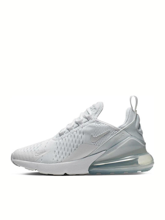 Air Max 270 Gs Παιδικά Sneakers White / Metallic Silver