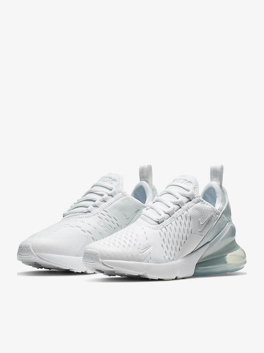 Air Max 270 Gs Παιδικά Sneakers White / Metallic Silver