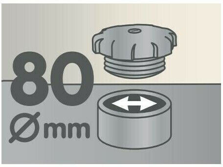 Lampa T Block EVO 1 LKW-Tankdeckel Diebstahlsicherung für Tankdeckel 80mm