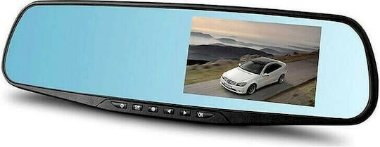 1080P Mirror Car DVR Set with Rear Camera, 4.3" Display with Clip