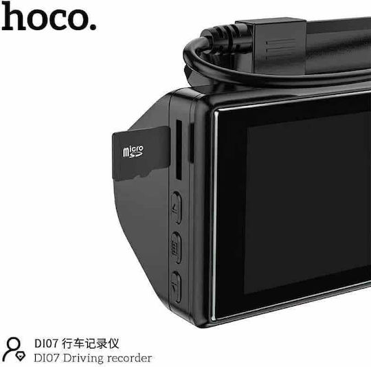 Hoco DI07 Dual Camera DVR Auto pentru Parbriz cu Clip DVR auto