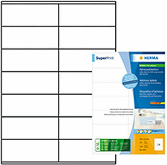 Herma 1400 Self-Adhesive Rectangular A4 Labels 105x42mm