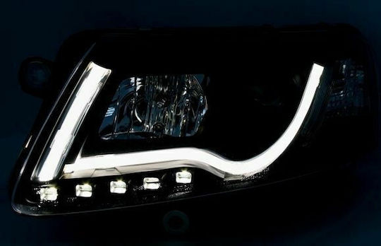 Sonar Front Lights Led for Audi A6 with H1 lamps 2004-2008 2pcs