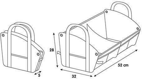 Lampa Car Trunk Space Organizer Deluxe M 52x32cm