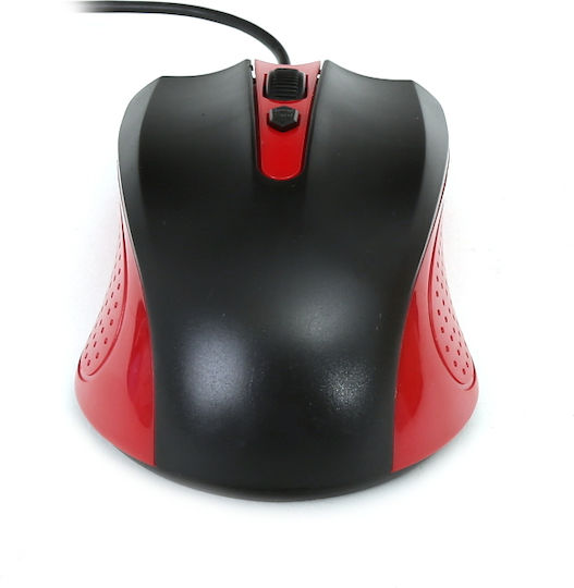 Omega OM05 Wired Verkabelt Maus Rot