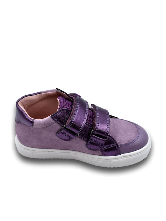 Kids Sneakers High Anatomic with Scratch Purple