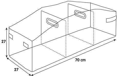 Lampa Premium Car Trunk Space Organizer με 2 Χερούλια 70x27cm L8533.3