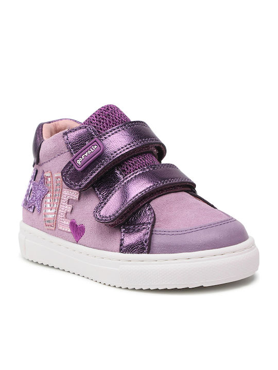 Kids Sneakers High Anatomic with Scratch Purple