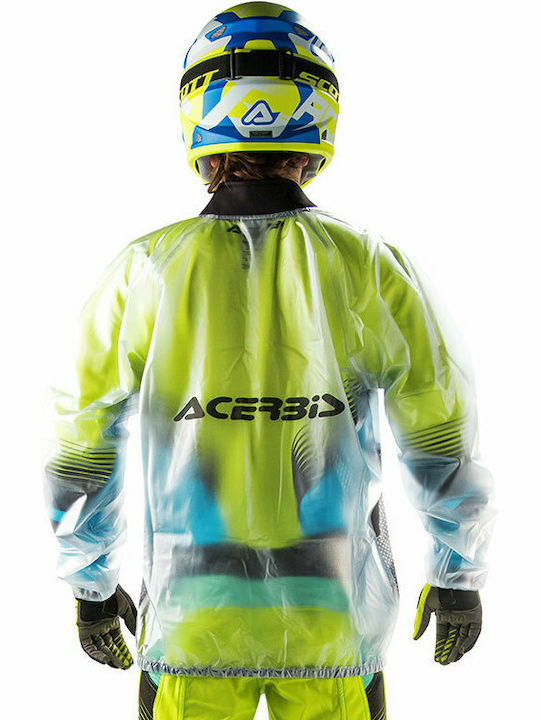 Acerbis Rain Pro Clear 3.0 Ανδρικό Αδιάβροχο Μπουφάν Μηχανής Διάφανο Χρώμα