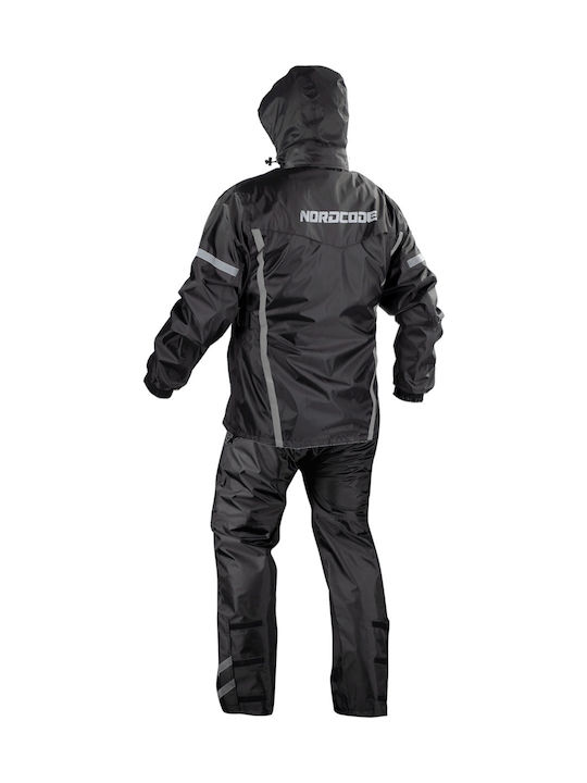 Nordcode Rainsuit Wave Men's Waterproof Riding Jacket & Pants Set Black