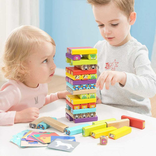 Επιτραπέζιο Παιχνίδι Animal Stacking για 2 Παίκτες 3+ Ετών (EN) Top Bright