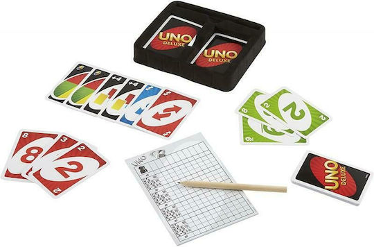 Επιτραπέζιο Παιχνίδι Uno Deluxe Card Game για 2-10 Παίκτες 7+ Ετών Mattel