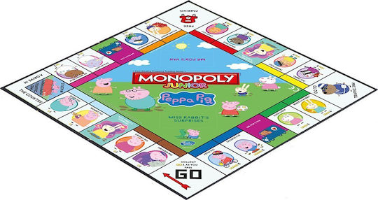 Επιτραπέζιο Παιχνίδι Monopoly Junior Peppa Pig για 2-4 Παίκτες 5+ Ετών Hasbro