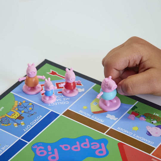 Επιτραπέζιο Παιχνίδι Monopoly Junior Peppa Pig για 2-4 Παίκτες 5+ Ετών Hasbro