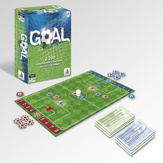 Επιτραπέζιο Παιχνίδι Goal Quiz για 2 Παίκτες 10+ Ετών Δεσύλλας