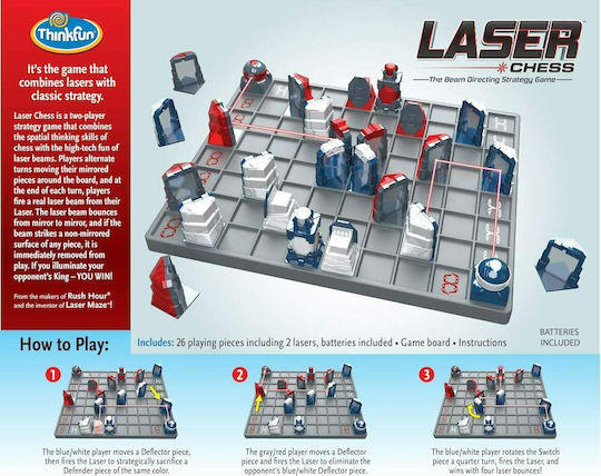 Joc de Societate Laser Chess pentru 2 Jucători 8+ Ani (EN) Think Fun