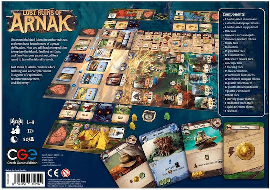 Επιτραπέζιο Παιχνίδι Lost Ruins of Arnak για 1-4 Παίκτες 12+ Ετών (EN) Czech Games Edition