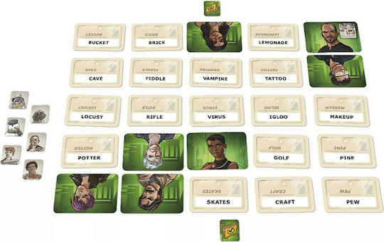 Board Game Codenames Duet for 2 Players 11+ Years Old Kaissa