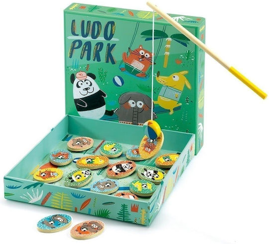 Djeco Wooden Fishing Game Set 4 Wooden Board Games For 2+ Years
