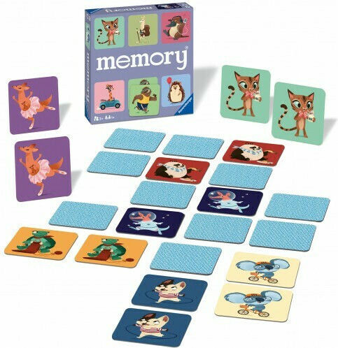 Επιτραπέζιο Παιχνίδι Wild World Of Animals Memory για 1+ Παίκτες 4+ Ετών (EN) Ravensburger