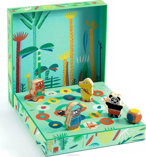 Djeco Holz-Angelspiel Ludo Park 4 Games
