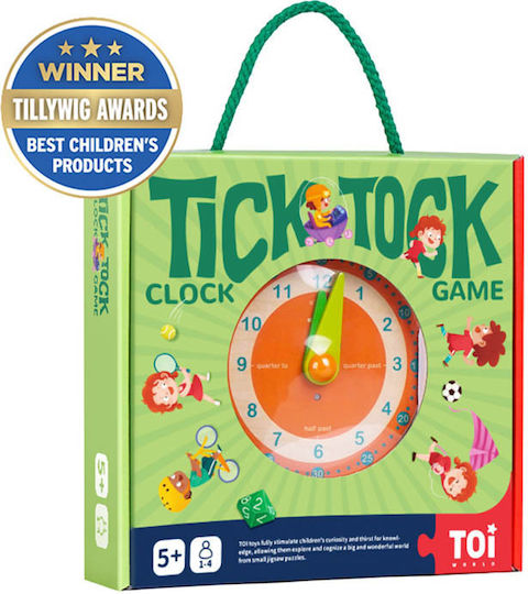 Board Game Το Ρολόι Χτυπά Τικ - Τοκ for 1-4 Players 5+ Years Old (EN) Toi World