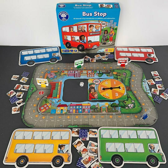 Brettspiel Bus Stop für 2-4 Spieler 4+ Jahre (EN) Orchard