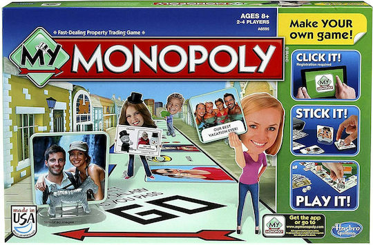 Board Game My Monopoly for 2-4 Players 8+ Years Old (EN) Hasbro