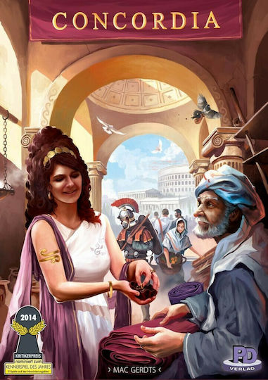 Brettspiel Concordia für 2-5 Spieler 13+ Jahre (EN) Pd Verlag