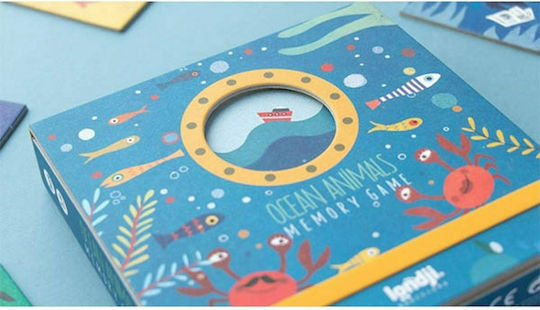 Επιτραπέζιο Παιχνίδι Memo Ocean Animals για 3+ Παίκτες 3+ Ετών (EN) Londji